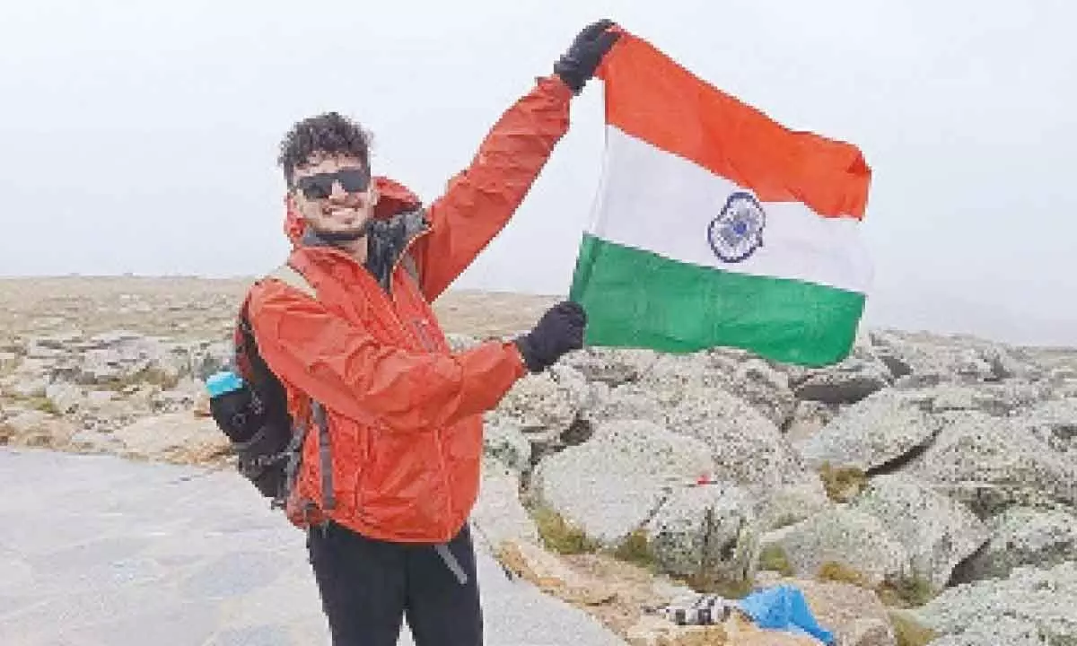 CM Revanth congratulates mountaineer for reaching the summit of Mount Kang Yatse (II)