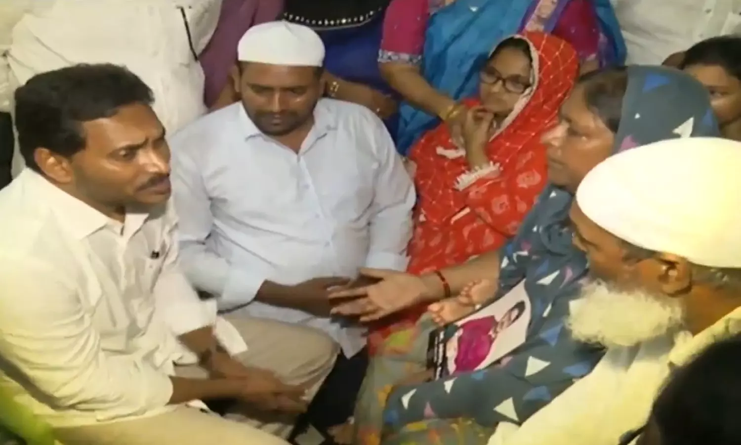 Jagan Offers Support and Consolation to Rashid's Family During Emotional Gathering