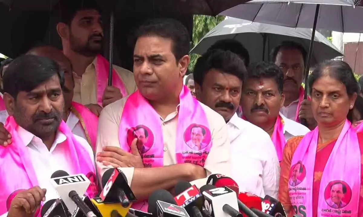 KTR Briefs Governor on Constitutional Violations and Party Defections in the State