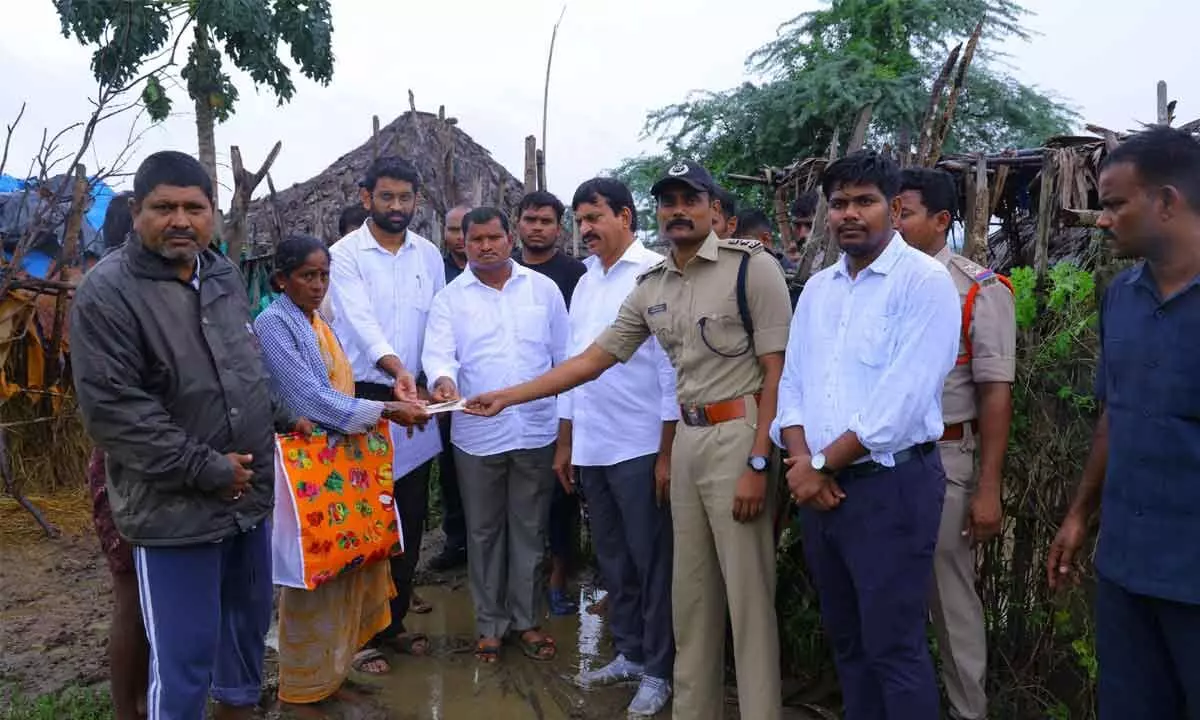 Minister Ponguleti Srinivas Reddy Pledges Aid for Families Impacted by Peddavagu Floods