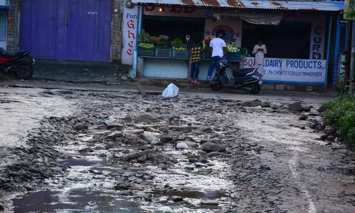 Relentless Rain: Waterlogging and Pothole-Ridden Roads Frustrate Residents