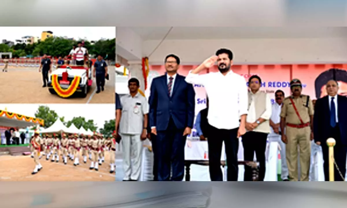 Revanth Reddy Attends Firemen Candidates' Passing Out Parade, Promises More Employment Opportunities