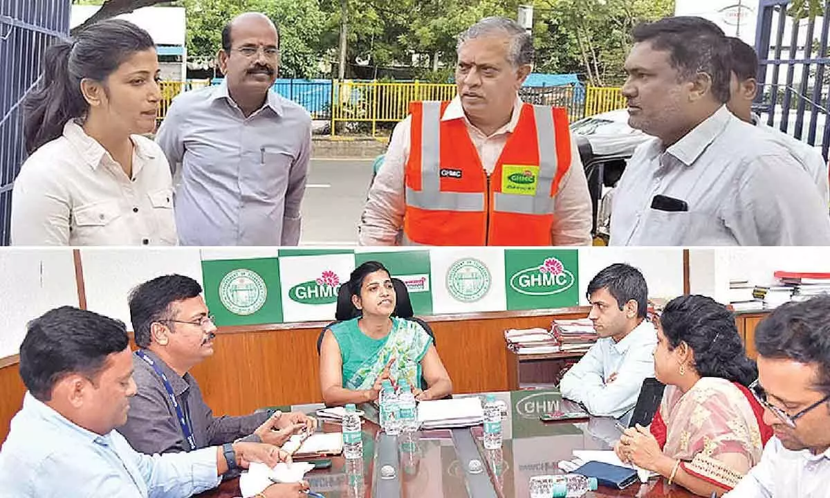 Surprise Inspections Conducted by GHMC Commissioner