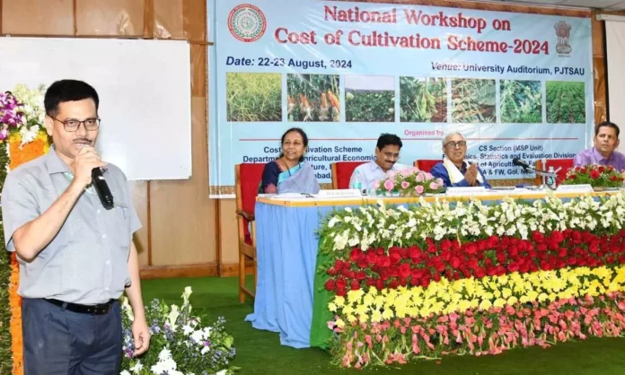 2-Day National Workshop on Cost of Cultivation-2024 Concludes at PJTSAU