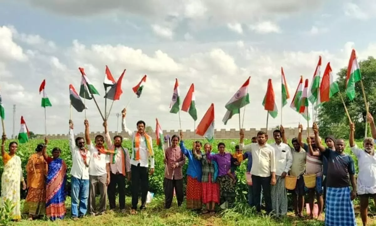 BJP Kisan Morcha Launches National Flag Distribution Initiative