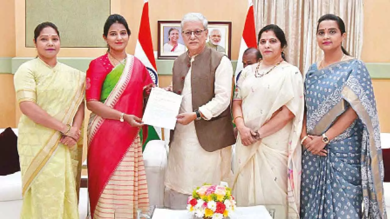 BJP Mahila Morcha Requests Governor's Intervention to Enhance Women's Safety