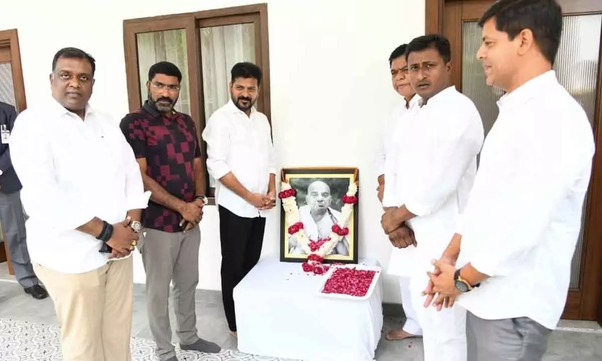 CM Revanth Reddy Pays Tribute to Dasarathi Rangacharya on His Birth Anniversary