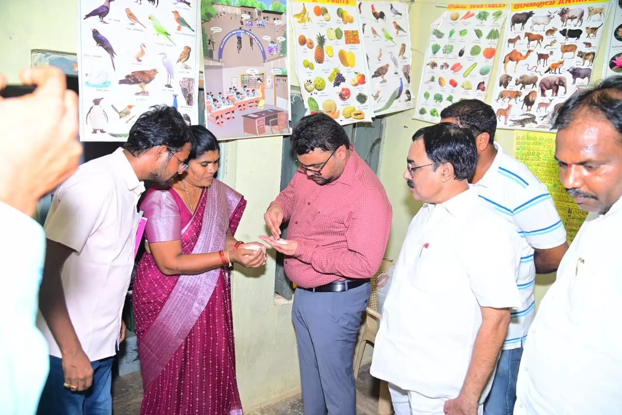 Collector Badavath Santosh Inspects Projects in the Chief Minister's Hometown