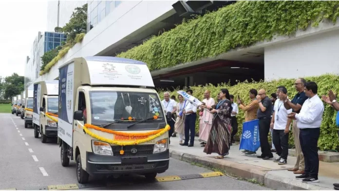 Corteva Agriscience Donates Vehicles to The Akshaya Patra Foundation