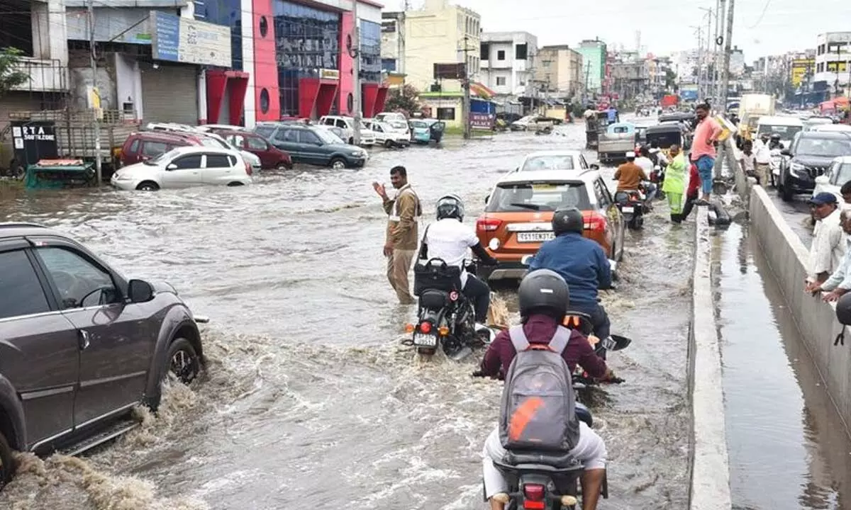 Heavy Rains Lead to Severe Flooding in Hyderabad