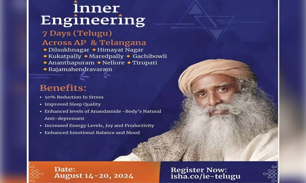 Isha Foundation to Host Week-long 'Inner Engineering' Yoga Session Starting August 14