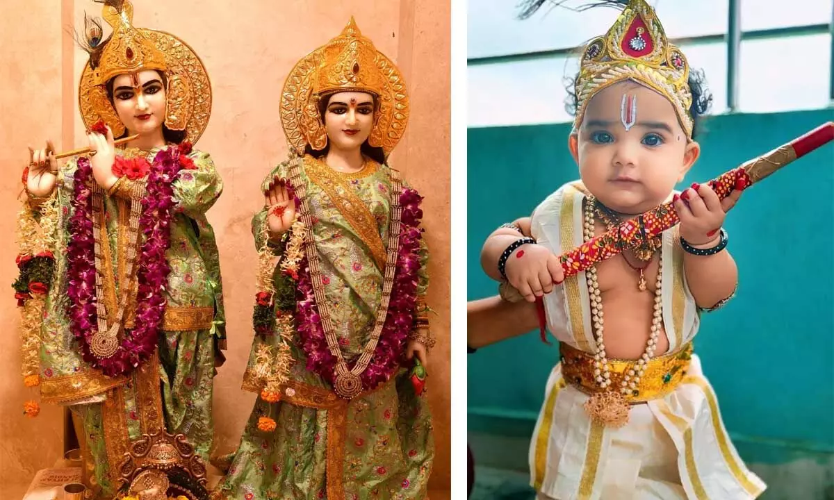 Joyful Janmashtami Celebrations Draw Devotees to Beautifully Decorated Temples