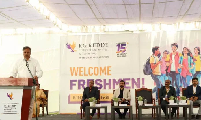 KG Reddy Engineering College Hosts Orientation Program for New Students