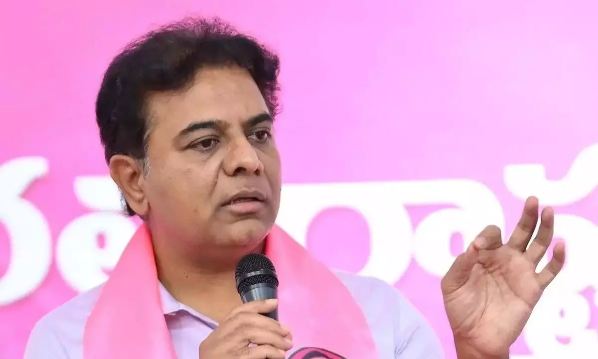 KTR Criticizes Congress for 'Double Standards' Regarding Adani-SEBI Allegations