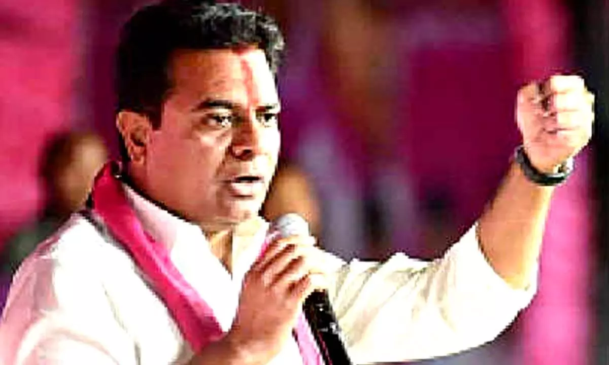 KTR Criticizes Government for Debt Issues in Gram Panchayats