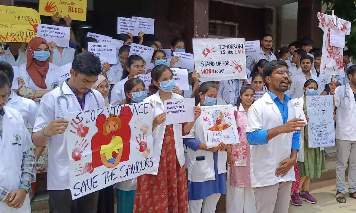 Medical Students Protest Following Junior Doctor's Murder in Kolkata