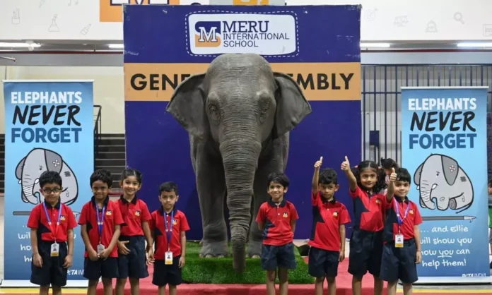 Meru International School Hosts Asia's First 'Ellie' Workshop by PETA India to Inspire Compassion in Students