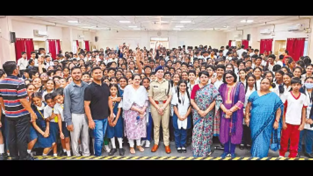 North Zone DCP Conducts Online Safety Awareness Session for Students