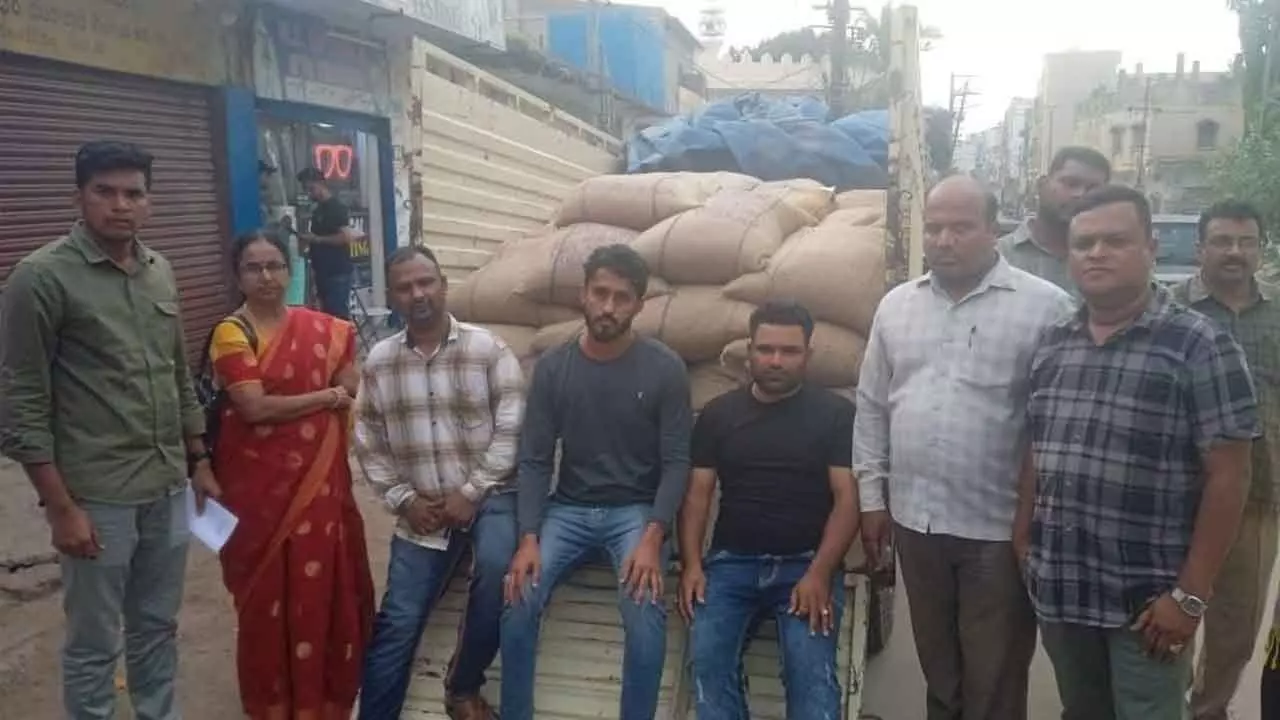 Police Dismantle PDS Rice-Selling Racket; Confiscate 28 Quintals