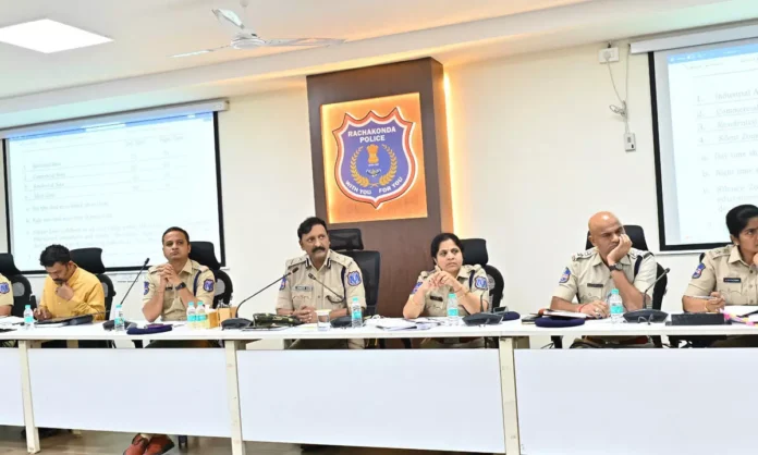 Rachakonda Police Commissioner Leads Coordination Meeting with Officials