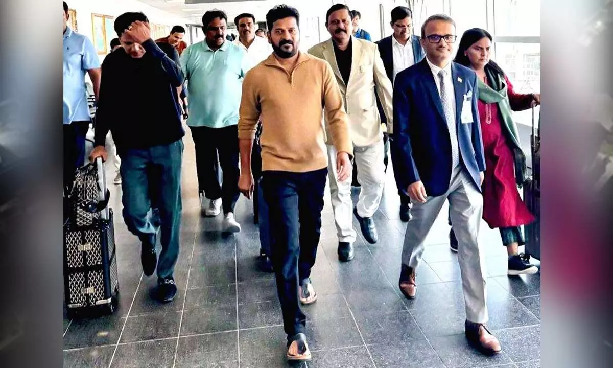 Revanth Reddy Receives Warm Welcome Upon Arrival in New York