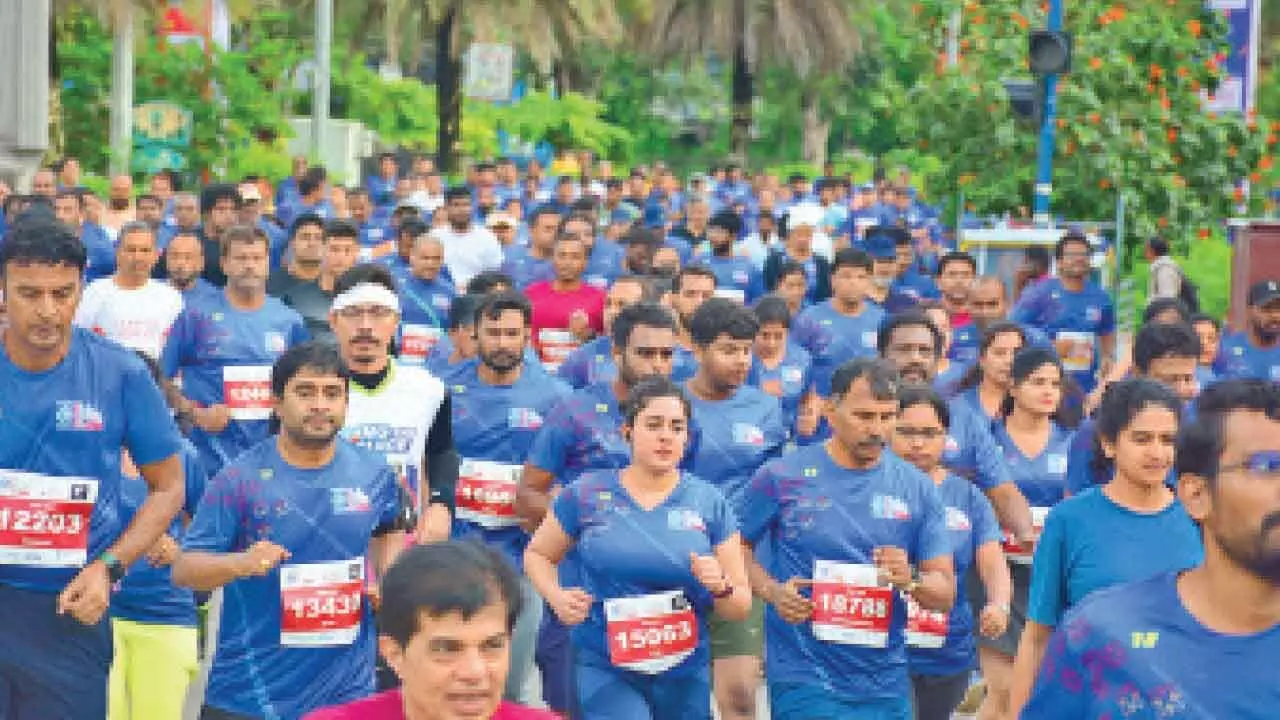 Runners' Enthusiasm Shines at NMDC Hyderabad Marathon