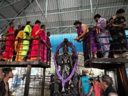 Shani Trayodashi Celebrations: Majestic Tila Tyla Abhishekam Ritual Held for Shani Dev