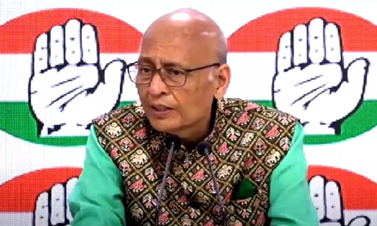 Singhvi Selected as Congress's Rajya Sabha Candidate from Telangana