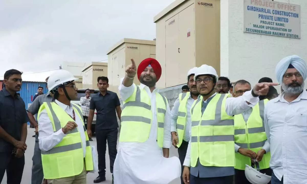 Union Minister Reviews Upgradation Works at Secunderabad Railway Station