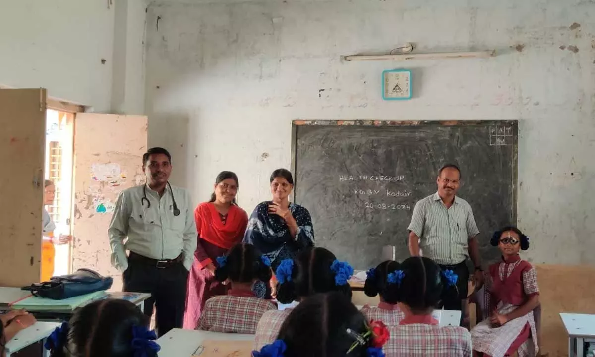 Vision Screenings Conducted for Kasturba School Students