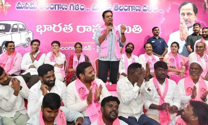 Angered by HYDRA demolitions, KTR criticizes Revanth