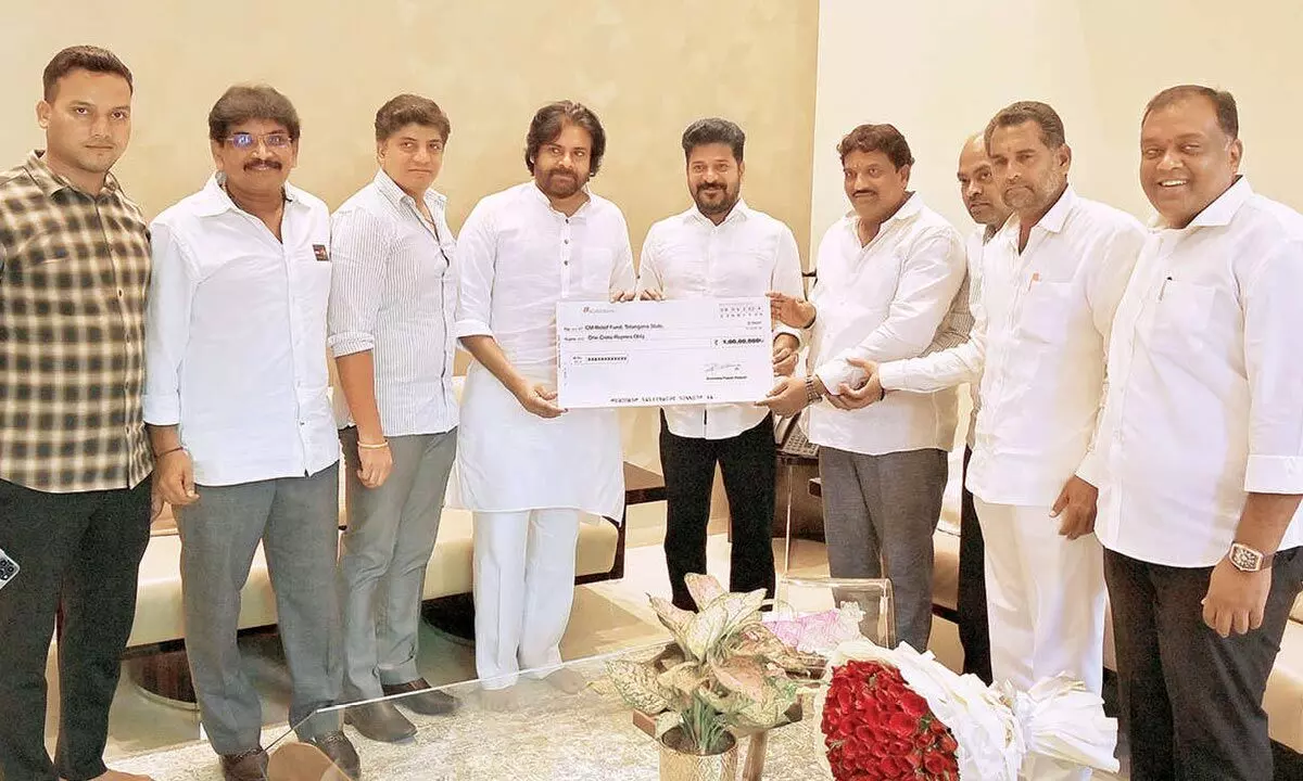 AP Deputy CM Pawan Kalyan Donates ₹1 Crore to Telangana Flood Relief Fund