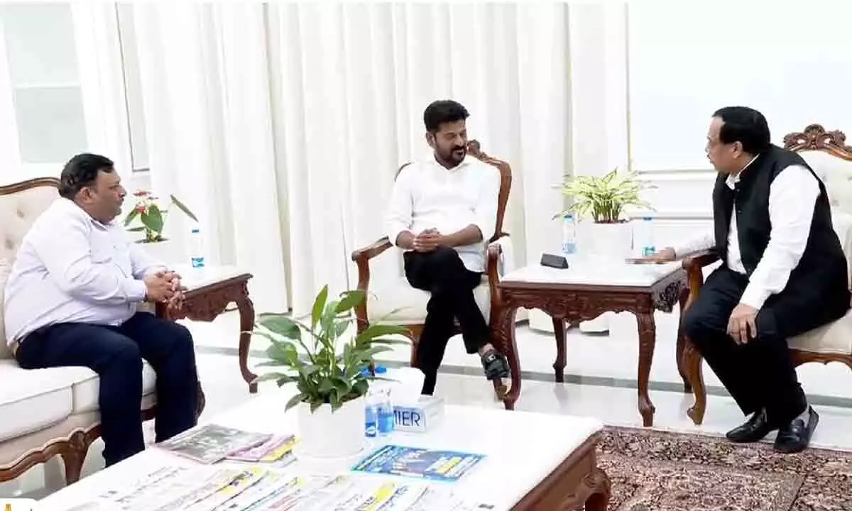 BHEL Chief K. Sadasivamurthy Meets CM Revanth Reddy to Review Ongoing Projects