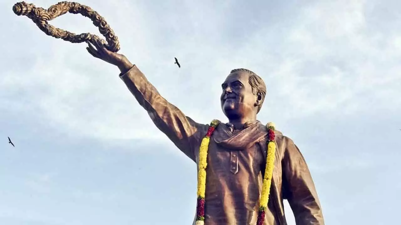 BRS Pledges to Relocate Rajiv Gandhi Statue Following Controversial Installation Near Secretariat