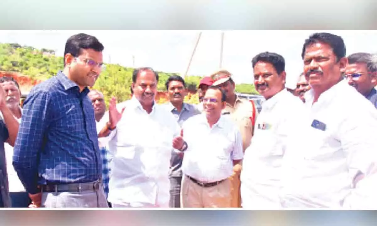 Collector and MLA Assess Relief and Rehabilitation Efforts