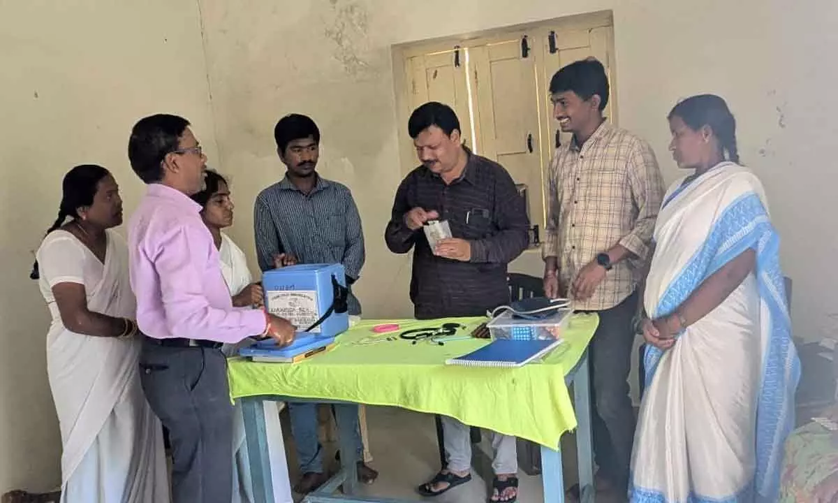 District Immunization Officer Dr. Ravi Kumar Naik Assesses Children's Vaccination Initiative