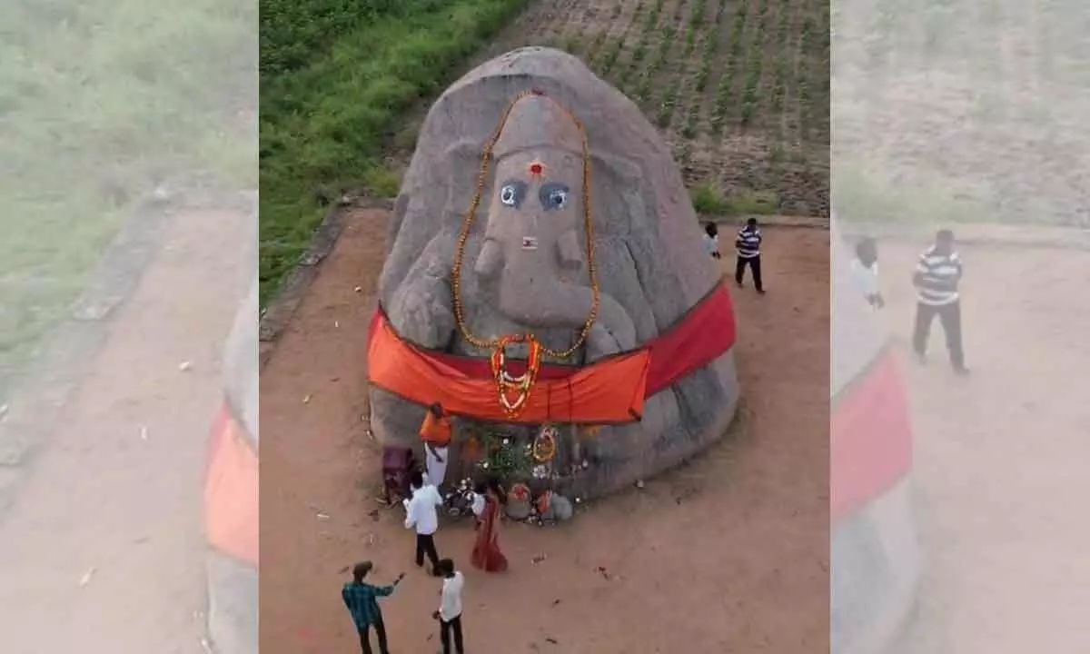 India Unveils Largest Monolithic Ganesh Statue