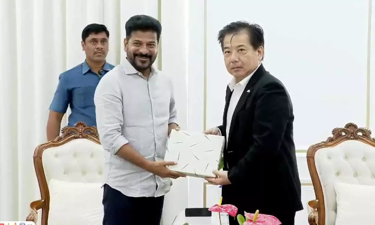 Japanese Consul General Holds Meeting with Telangana CM Revanth Reddy