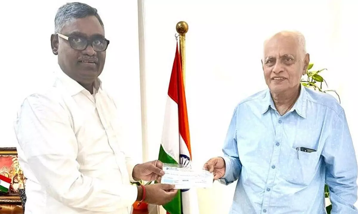 Retired Tahsildar Donates Full Pension to Telangana Chief Minister's Relief Fund