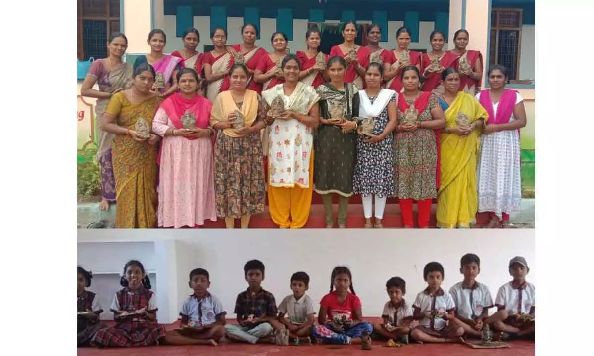 School Hosts Impressive Clay Ganesh Idol-Making Event