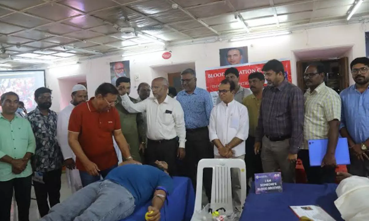 Tanzeem Focuss and TSCS Successfully Organize Voluntary Blood Donation Camp in Hyderabad