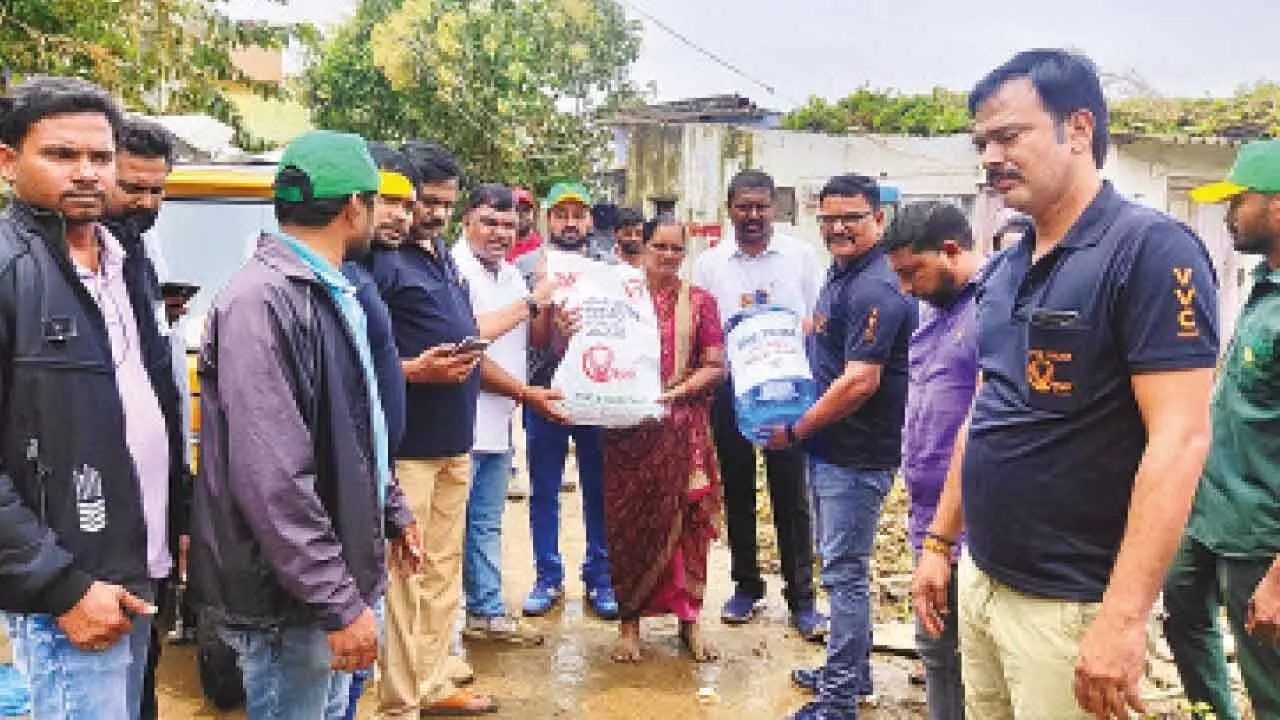 VVC Trust Expands Support for Flood Victims in Khammam District