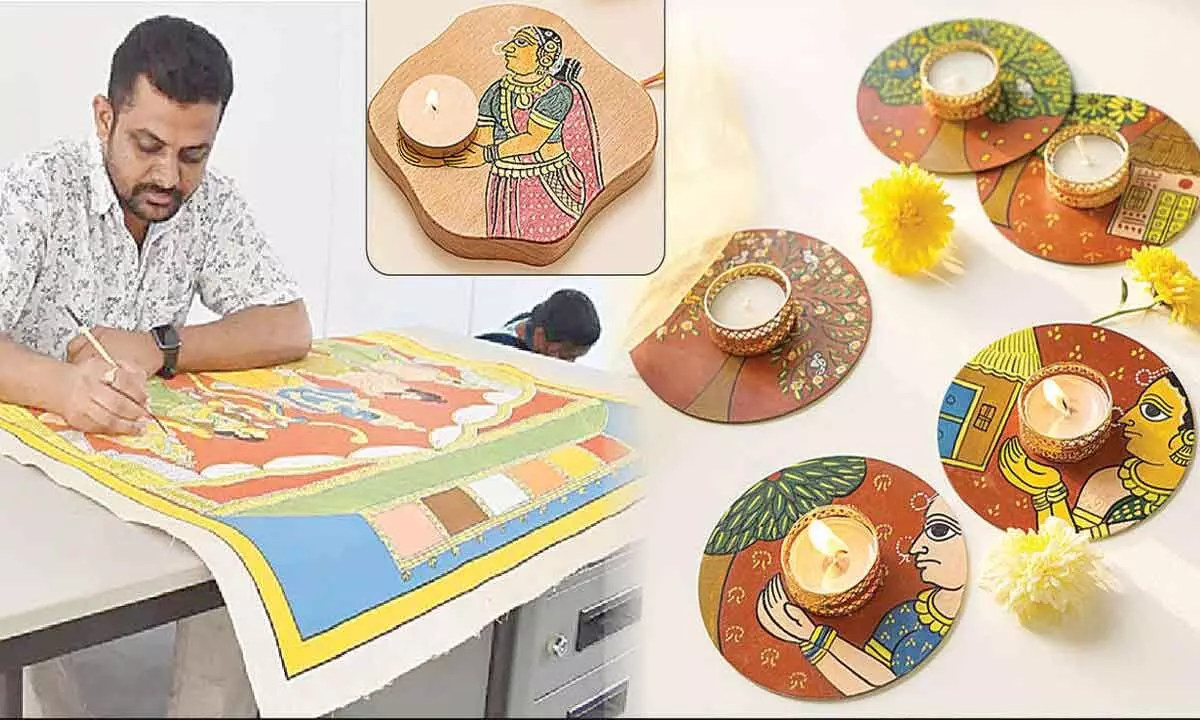 Cheriyal Art-Inspired Diyas to Illuminate Your Homes This Diwali