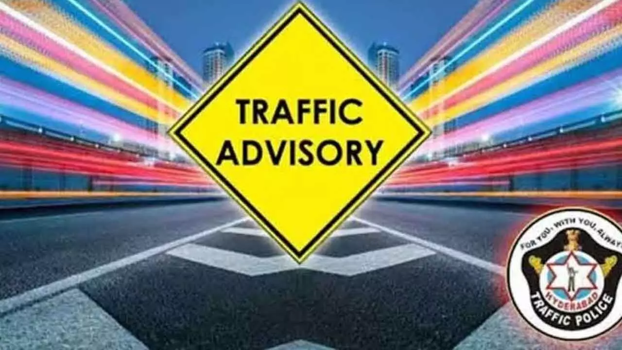 Cyberabad Police Releases Traffic Advisory Amid Road Construction