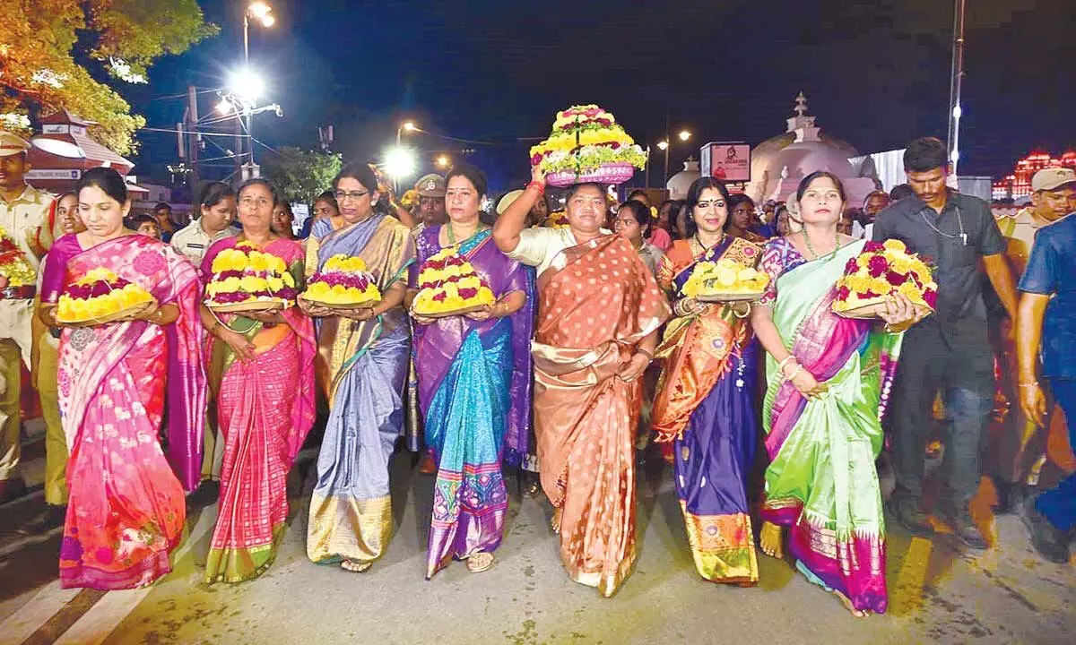 Farewell to Bathukamma