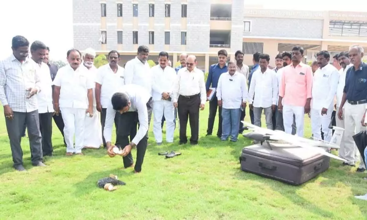 Gadwal Municipality Launches Drone Survey for Comprehensive Master Plan