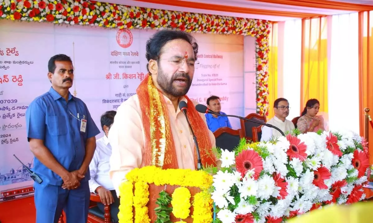 Kishan Reddy Inaugurates New Train Service from Secunderabad to Goa