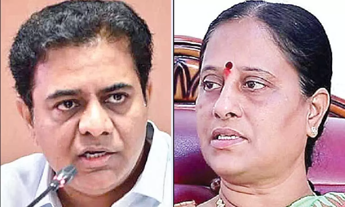 Konda Surekha Accuses KTR of Being a Drug Addict