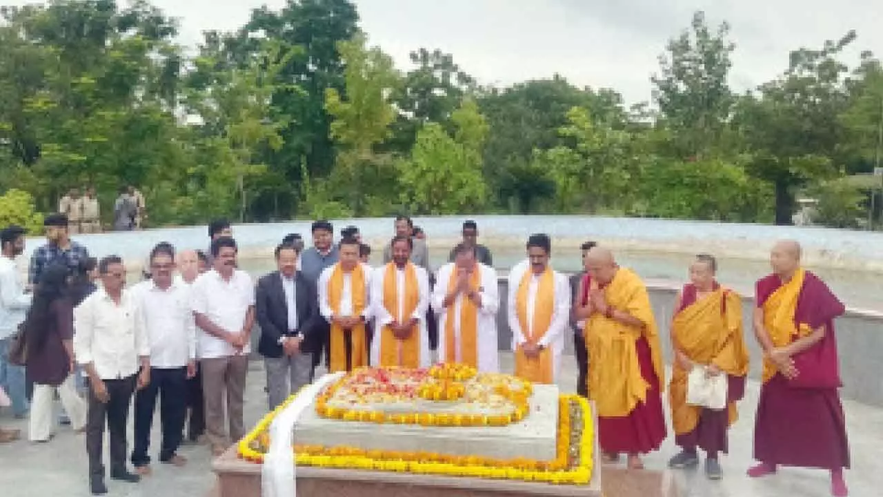 Nagarjuna Sagar: Grand Dhamma Vijaya Celebrations Conducted