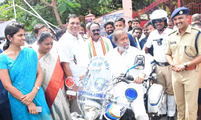 Sangareddy District Introduces Traffic Task Force Bikes to Ease Congestion